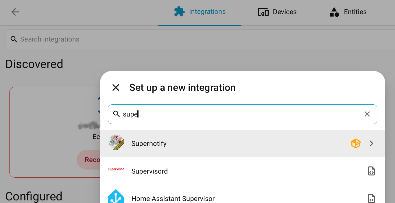 Adding Integration