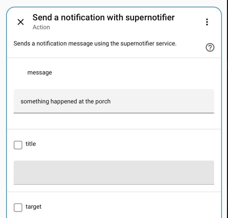 Configure Action