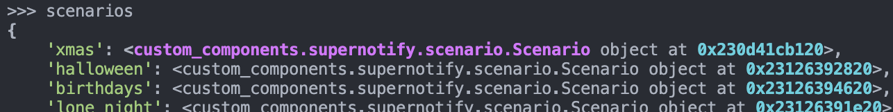 scenarios access